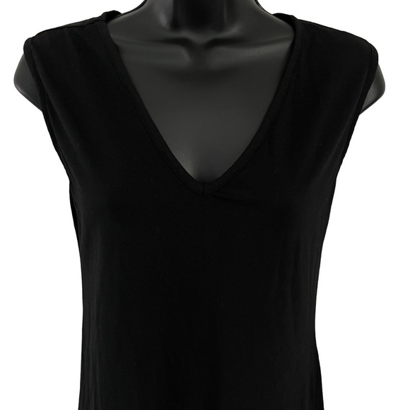 pico Black Dress V Neck Sleeveless - Picture 5 of 6